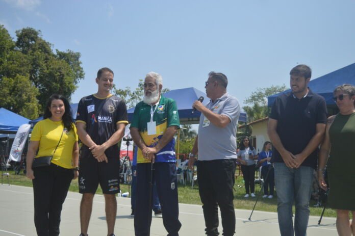 A cerimônia de abertura da 49ª edição do Campeonato Brasileiro de Tiro com Arco Outdoor Interclubes