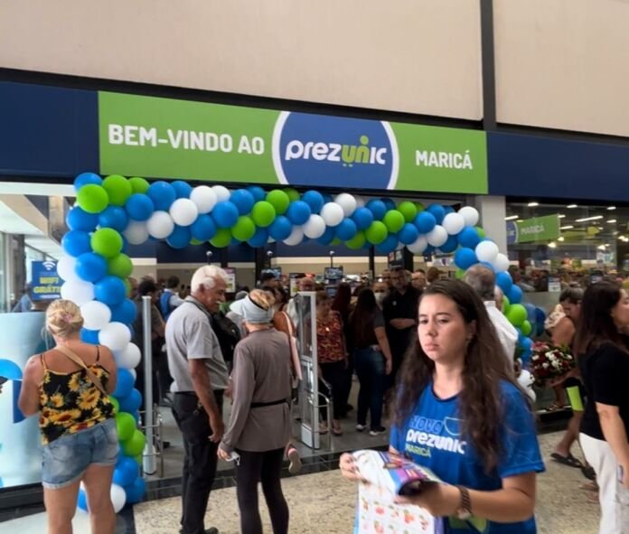 Na manhã desta quarta-feira (20/09) o município de Maricá recebeu a nova loja da rede de supermercados Prezunic.
