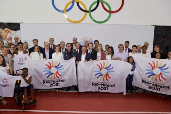 A marca da candidatura Rio-Niterói 2031 nasceu da união de duas cidades que compartilham cultura, história, paisagens, além da vocação e da paixão esportivas.