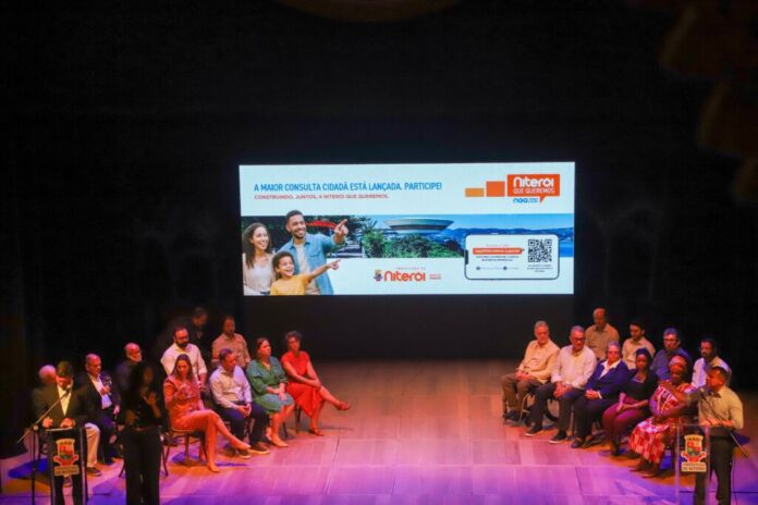 A Prefeitura de Niterói lançou nesta segunda-feira (30), no Theatro Municipal, o planejamento estratégico “Niterói Que Queremos 2050” (NQQ).