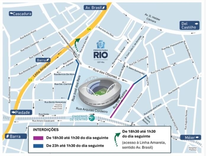 image (13) A CET-Rio realizará uma operação de trânsito nesta terça-feira (10/03) para o jogo entre Botafogo e Barcelona SC (EQU), pela taça Libertadores da América que começa às 21h30 no Estádio Nilton Santos, em Engenho de Dentro