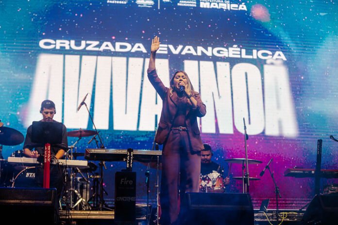 Com apoio da Prefeitura de Maricá, por meio da Secretaria de Assuntos Religiosos, foi realizada neste sábado (25/04) a cruzada evangélica “Aviva Inoã”