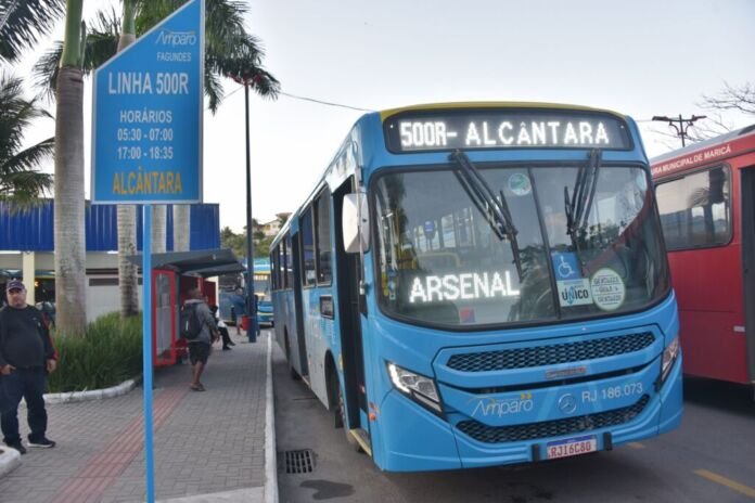 A empresa Nossa Senhora do Amparo divulgou a ampliação dos horários da linha 500R (Maricá x Alcântara-SG).