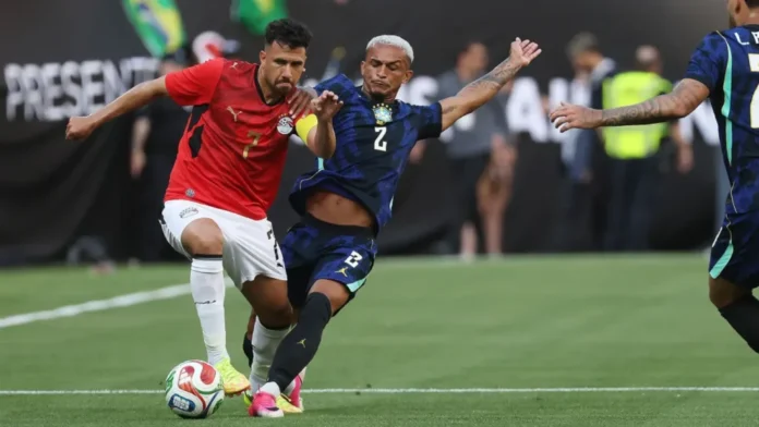 O lateral-direito Wesley foi cortado do grupo da seleção brasileira na manhã deste domingo (7)