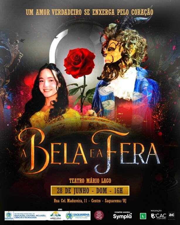 WhatsApp Image 2026-06-24 at 16.46.38 O Teatro Municipal Mário Lago, localizado em Saquarema, terá 3 espetáculos nesse próximo final de semana