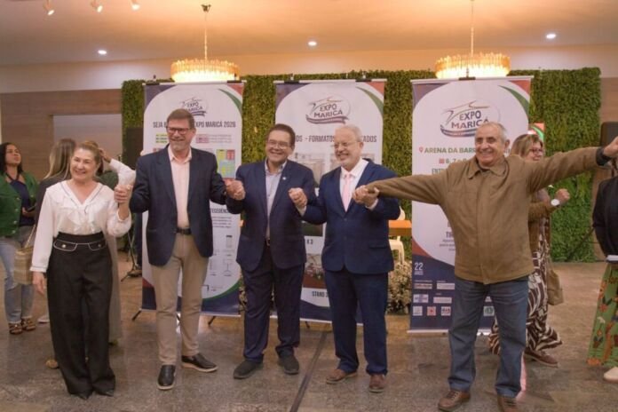A organização da Expo Maricá 2026 realizou, na noite desta terça-feira (14), o Coquetel de Lançamento da próxima edição da Expo Maricá