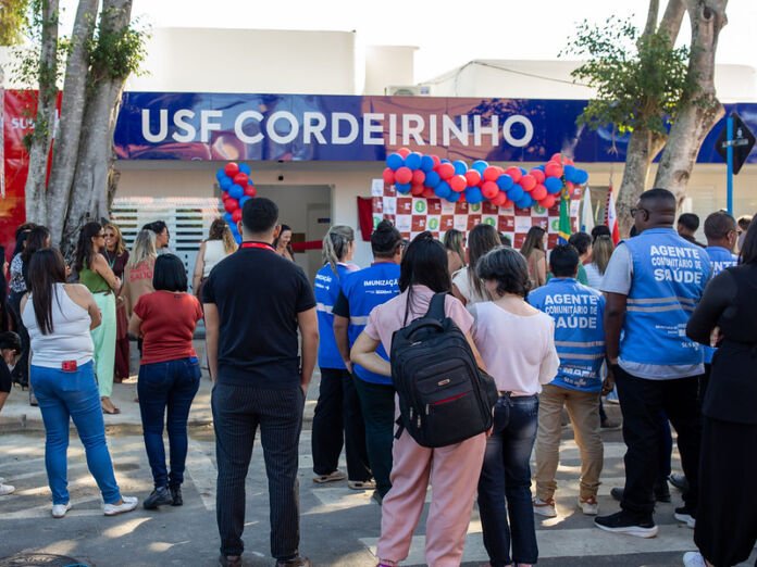 A Prefeitura de Maricá entregou nesta terça-feira (18/8) a nova estrutura da Unidade de Saúde da Família (USF) de Cordeirinho.