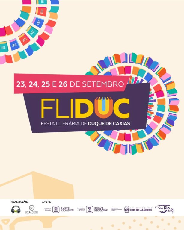 FLIDUC 2026 Duque de Caxias, na Baixada Fluminense, vai ganhar, pela primeira vez, uma grande festa literária