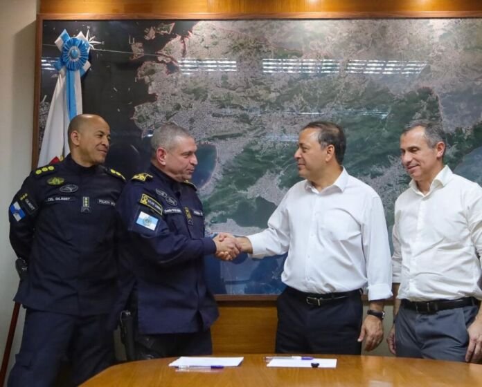 A Prefeitura de Niterói segue firmando parcerias para reforçar a segurança pública na cidade