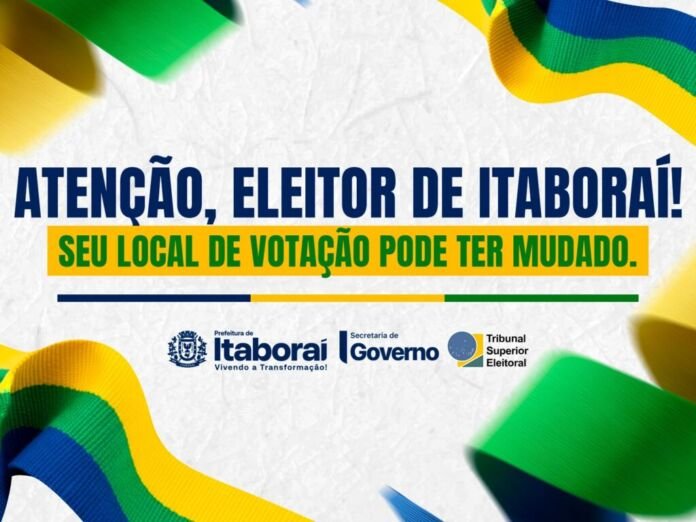 Conforme orientação da 151° Zona Eleitoral TRE – RJ, os eleitores de Itaboraí que participarão das Eleições 2026 devem ficar atentos às mudanças nos locais de votação