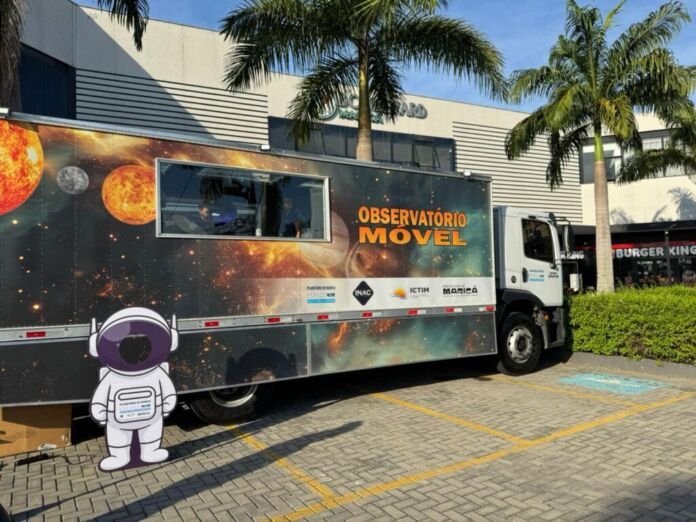A Prefeitura de Maricá realiza, a partir desta quinta-feira (3/9), uma ação do Observatório Móvel do Planetário na Praça de São José de Imbassaí